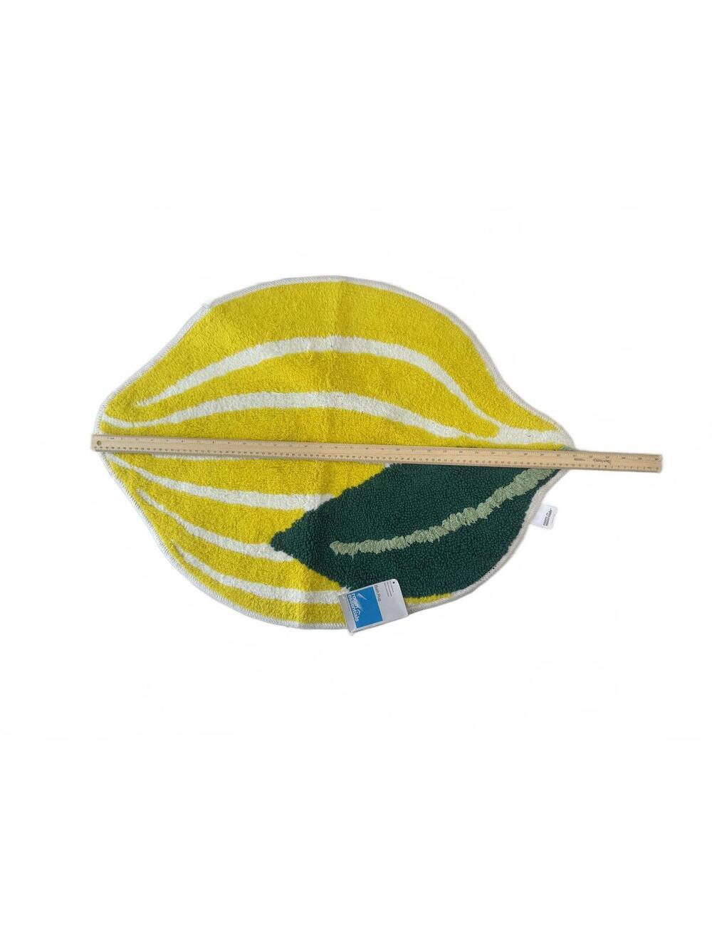 NWT Room Essentials “Lemon” shape Bath Rug cod3 - Picture 2 of 4